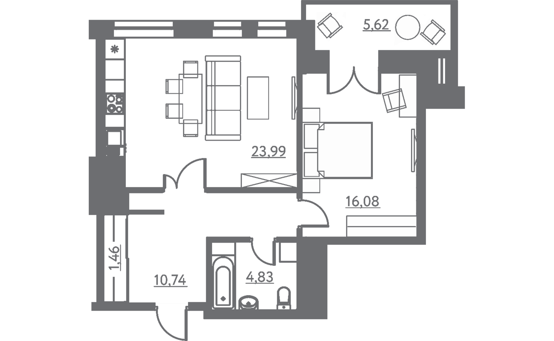 План квартиры № 28